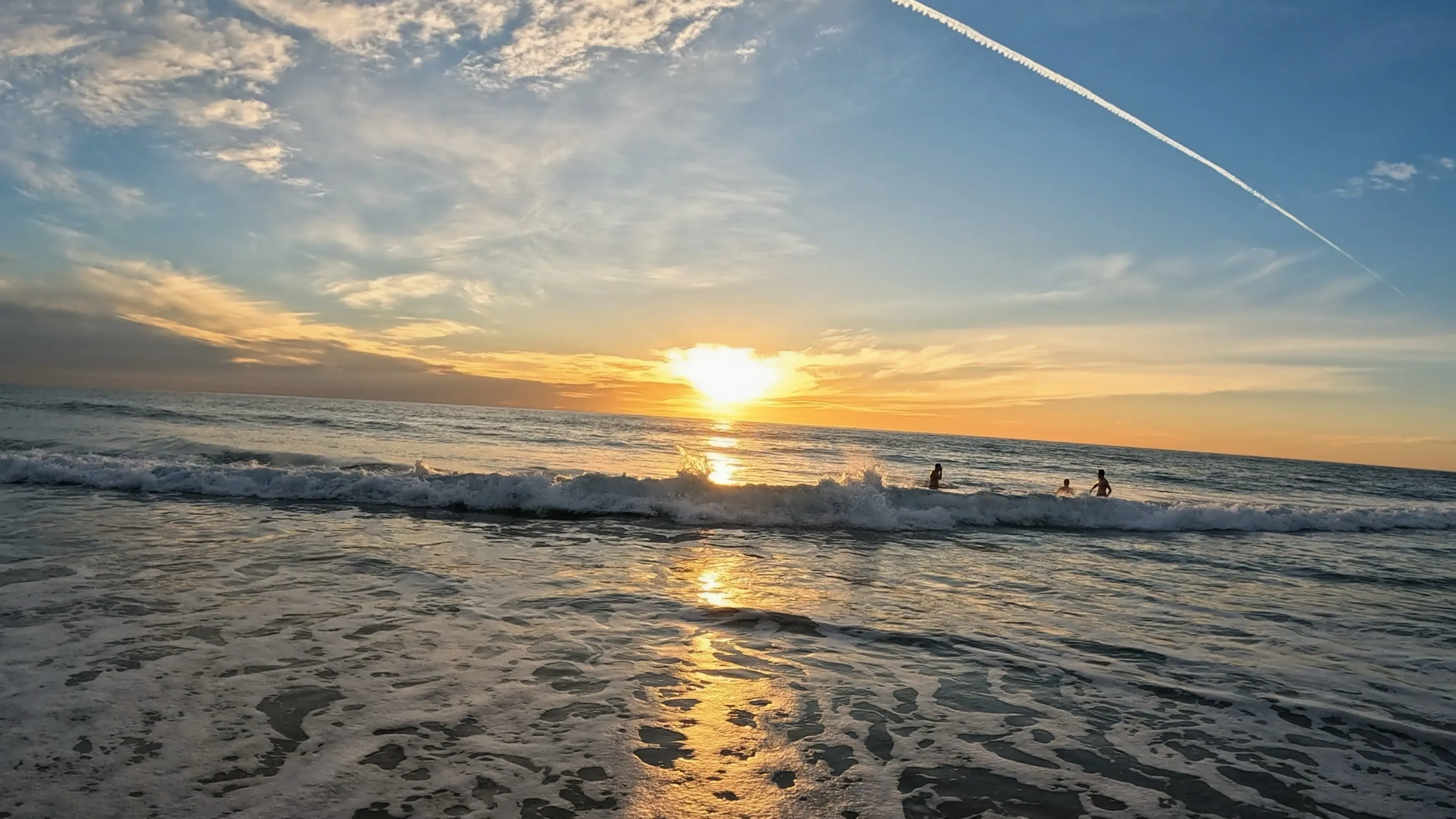 Ocean sunset, Southern California